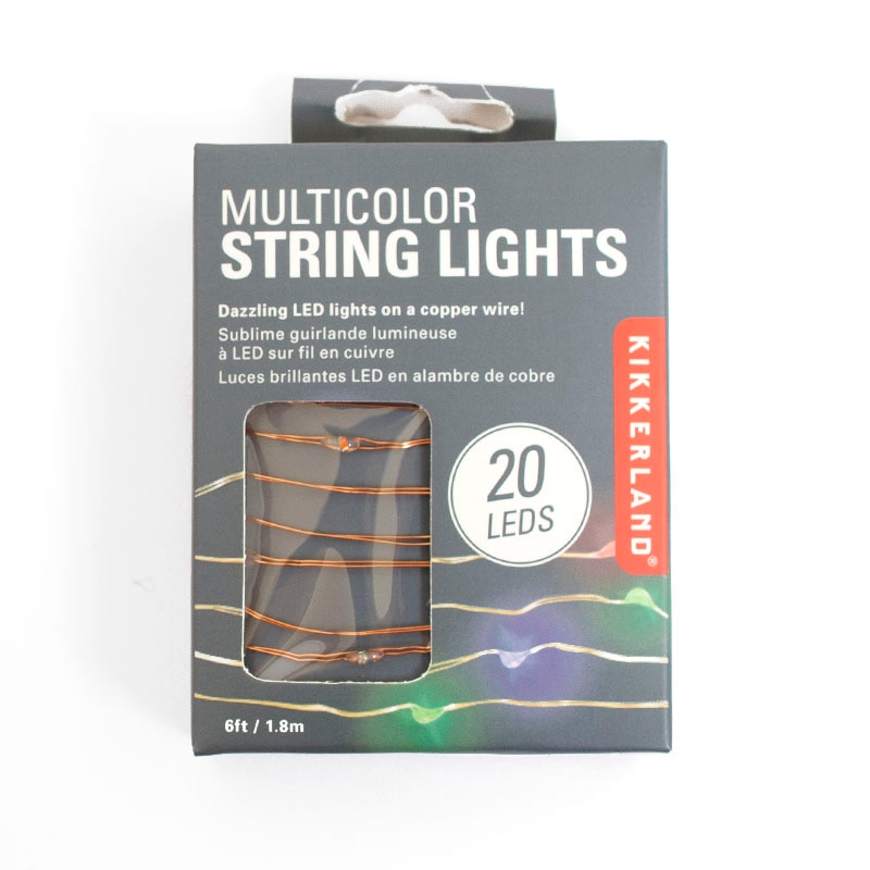 Kikkerland, Multi-color, LED, String Light